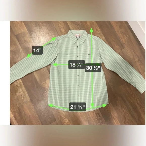 Nike ACG Men Long Sleeve Vented Fishing Hiking Button Up Shirt Size Medium - Picture 7 of 8